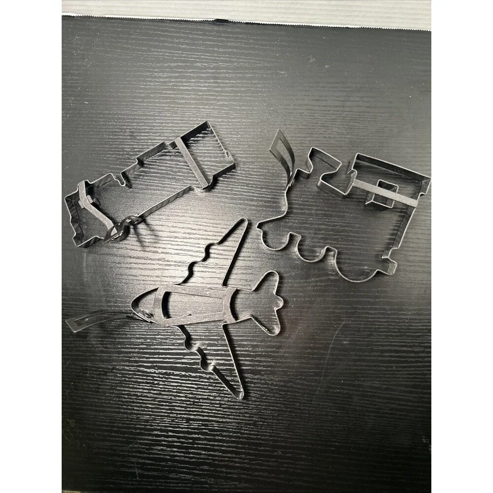 Vintage Pancake Molds Set of 3 Airplane And Train & Fire truck Williams Sonoma